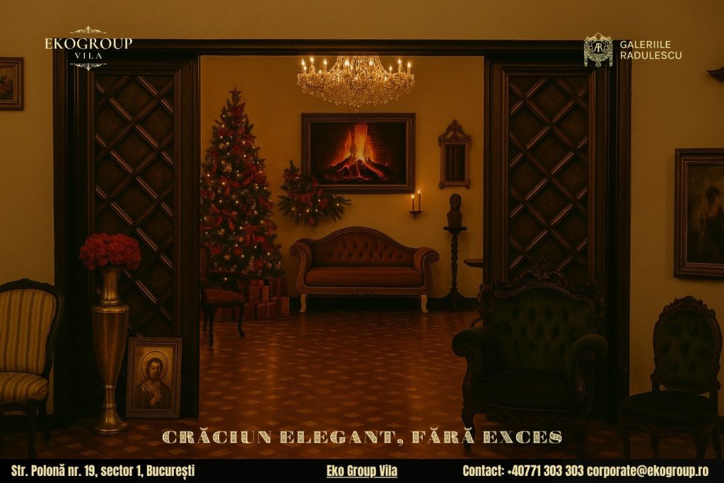 Decoratiuni de Craciun cu farmecul anilor ’30 – o experiență exclusivă la Eko Group Vila